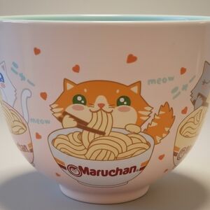 Maruchan Kawaii Cats ramen bowl